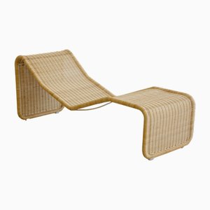 Wicker Chaise Lounge Ps3 by Tito Agnoli for Bonacina, 1964-INL-1740389