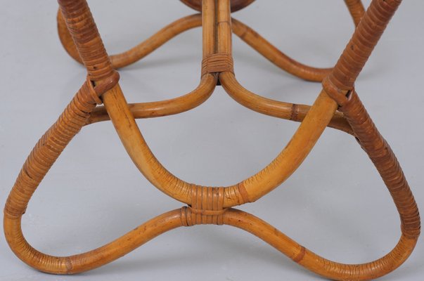 Wicker Coffee Table from Rohé Noordwolde, Holland, 1950s-GCG-1131529