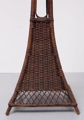 Wicker Floor Lamp by l.P.H. De Ridder Amsterdam, 1920s-GCG-2032353