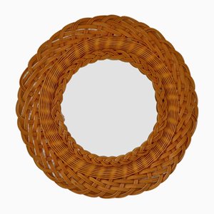 Wicker Mirror, 1960s-AIU-669508