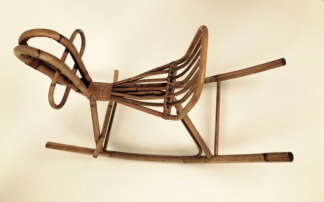 Wicker Rocking Horse, 1950s-BAF-763422