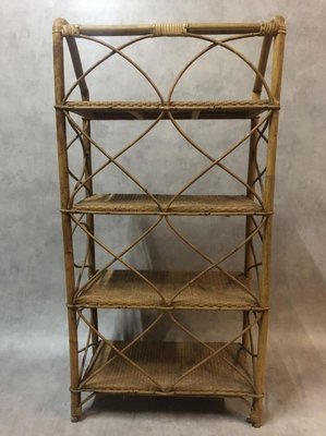 Wicker Shelf, 1960s-SDV-783761