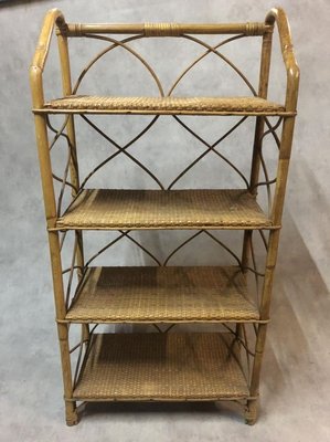 Wicker Shelf, 1960s-SDV-783761