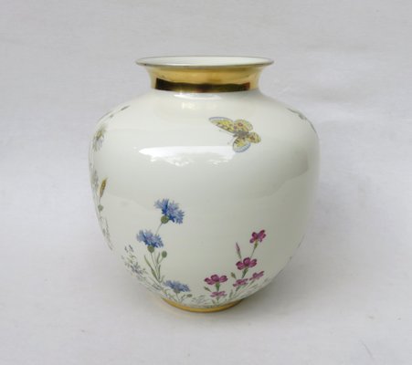 Wiesengrund Und Bergeshöh`n Vase from K&A Krautheim Selb Bavaria, 1940s-EY-1353188