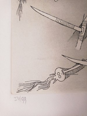 Wifredo Lam, Visible Invisible, 1972, Etching-NRC-1384388