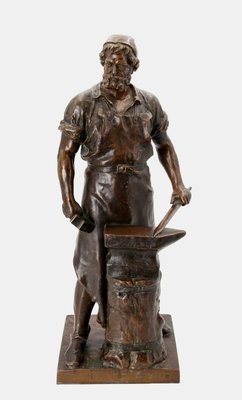 Wilhelm Albermann, The Blacksmith of Solingen, 1895, Zinc-TPH-2021541