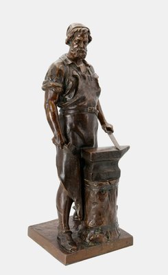 Wilhelm Albermann, The Blacksmith of Solingen, 1895, Zinc-TPH-2021541