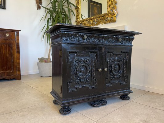 Wilhelminian Black Sideboard Cabinet-PXE-1783213