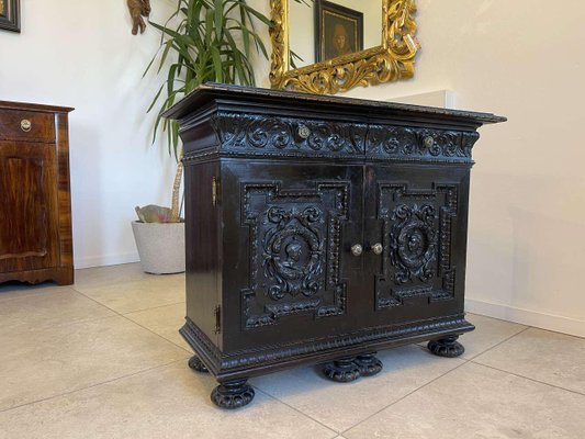 Wilhelminian Black Sideboard Cabinet-PXE-1783213