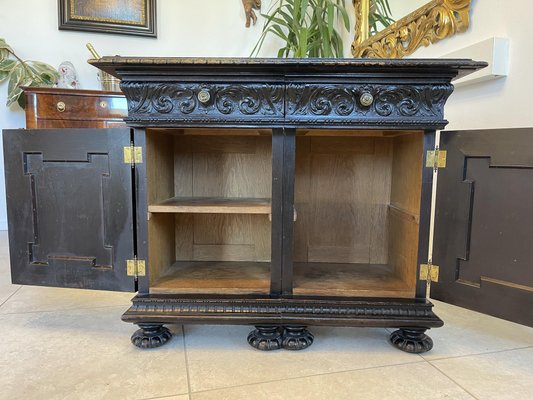 Wilhelminian Black Sideboard Cabinet-PXE-1783213