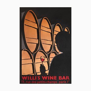 Willi's Wine Bar Poster by Alberto Bali, 1999-FMZ-1015336