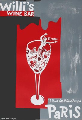 Willi's Wine Bar Poster by Sophie Herxheimer, 1997-FMZ-1015348