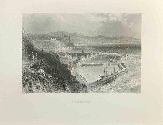 William Henry Bartlett, Stonehaven, Etching, 1845-ZCI-2029971