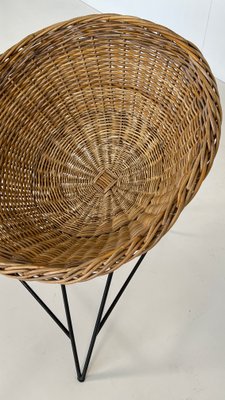 Willow Wicker Chair, 1960s-RUC-1424539