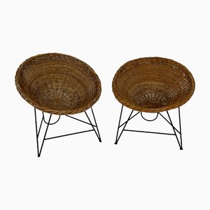 Willow Wicker Chair, 1960s-RUC-1424539