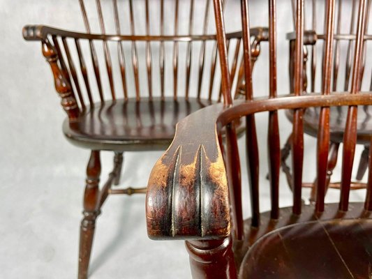 Windsor Chairs, UK, 1960s, Set of 3-ZCY-1375749