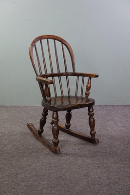 Windsor Childrens Rocking Chair, 1850s-HPP-1758601