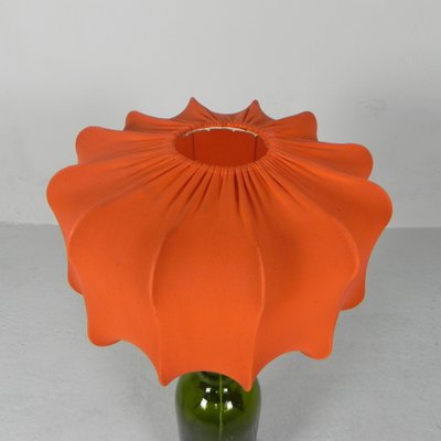 Wine Bottle Table Lamp with Fabric Shade, 1970s-TL-1773683