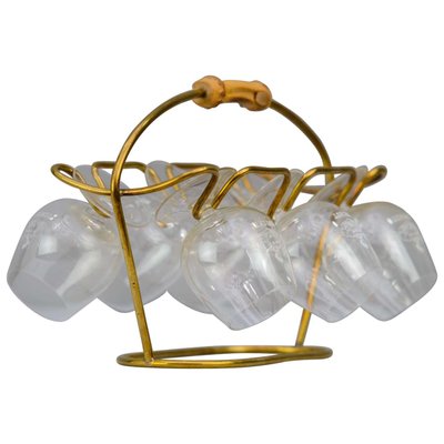 Wine Glass Holder, 1950s, Set of 7-SPD-1140183