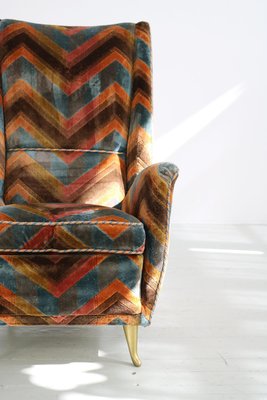 Wing Chair from I. S. A. Bergamo, Italy, 1950s-AA-1117882