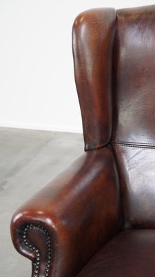 Wing Chair in Leather-HPP-2024316