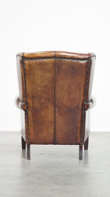 Wing Chair in Leather-HPP-2024316