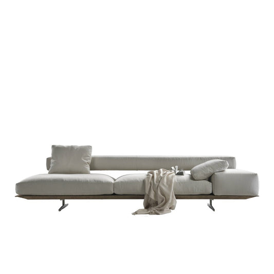 WING Chaise Longue DX Wide Armrest CM. 256X99 (Upholstery Material - LINEN EDOLO) (Request Info)