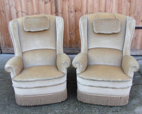 Winged Armchairs, 1970s, Set of 2-XHP-1241264