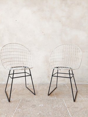 Wire Chairs by Cees Braakman and Adriaan Dekker for Pastoe, 1957, Set of 2-TDA-1426043