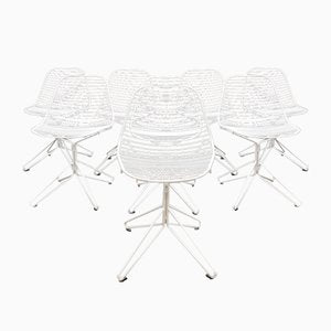 Wire Dining Chairs by Henrik Pedersen for Houe, Set of 8-BW-1252141