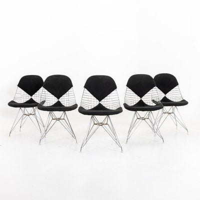 Wire DKR-2 Chairs by Eames, 1951, Set of 5-VEI-1377120