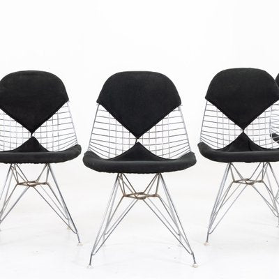 Wire DKR-2 Chairs by Eames, 1951, Set of 5-VEI-1377120