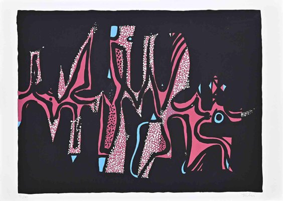 Wladimiro Tulli, Abstract Composition, Screen Print, 1970s-ZCI-1437095