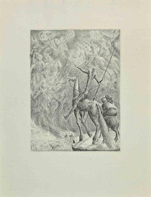 Wladyslaw Jahl, Don Quixote and the Ghosts, Etching, 1951-ZCI-2029277