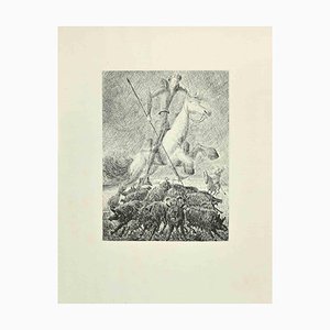 Wladyslaw Jahl, Don Quixote's Hunt, Etching, 1951-ZCI-2029280