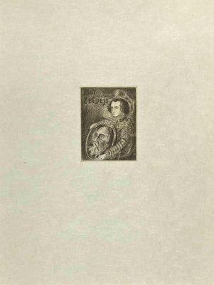 Wladyslaw Jahl, Flor y el Viejo, Etching and Drypoint, 1951-ZCI-2029349