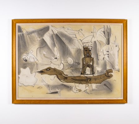 Wolfgang Thesen, Nr. 2, 1980, Mixed Media on Paper-VLO-1765961