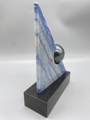 Wolfram Beck, Geometric Sculpture, 1980s, Stone-CZ-1742664