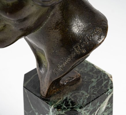 Woman Adorned with Flower, Bronze-WFS-1196765