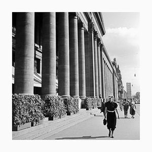 Woman Coming Along the Koenigsbau Palace, Stuttgart Germany, 1935-DYV-988161