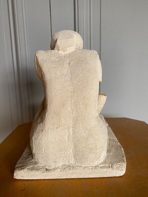 Woman Crouching Sculpture, 1970s, Concrete-QKG-1368347