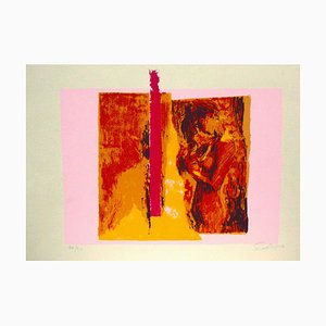 Woman in Pink - Original Lithograph by Nicola Simbari - 1976 1976-ZCI-760342