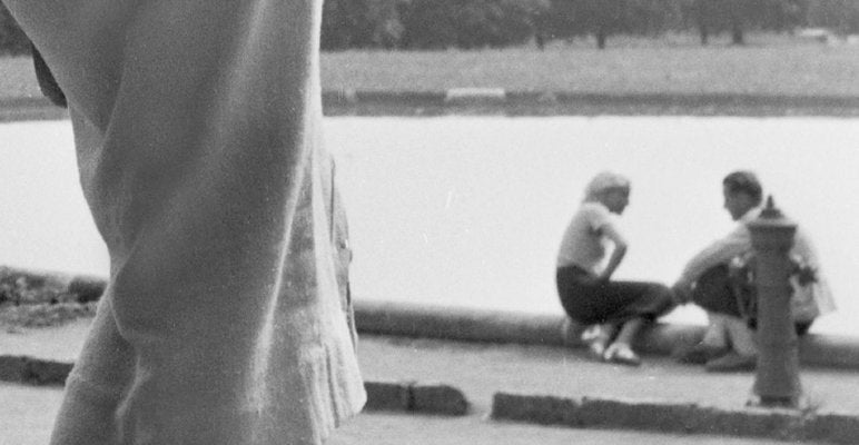 Woman Leaning on Column Cannstatt, Stuttgart Germany, 1935-DYV-988146