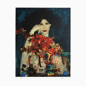 Woman with Bouquet by Juan Castilla-FMZ-892438