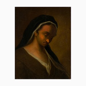 Woman with Headscarf, 1810, Oil on Canvas-OJR-1273267