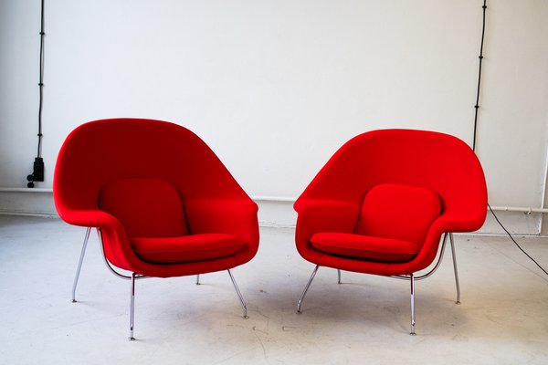 Womb Chairs by Eero Saarinen for Knoll Inc., Set of 2-IXA-1788038