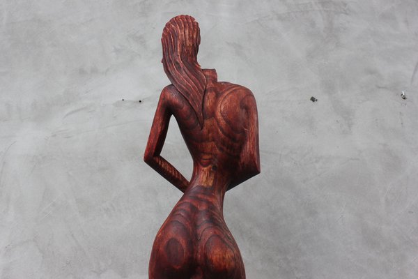 Women Wooden Statue-UWJ-1361664