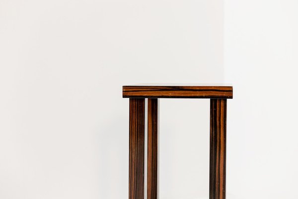 Wood and Brass Side Table by Jacques-E'mile Ruhlmann for Atelier J. E. Ruhlmann-RCE-1099488