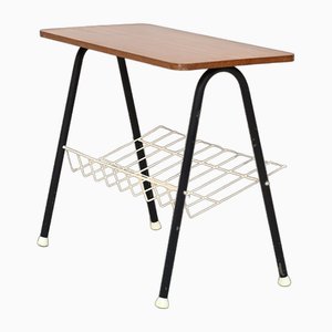 Wood and Metal Table, 1960s-QWP-1801411