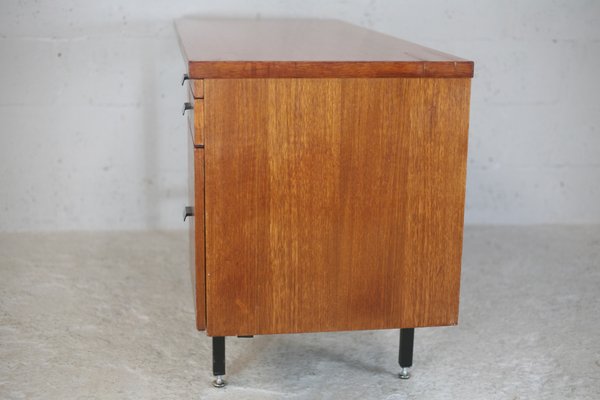 Wood and Steel Desk, France, 1960-MAO-1107602